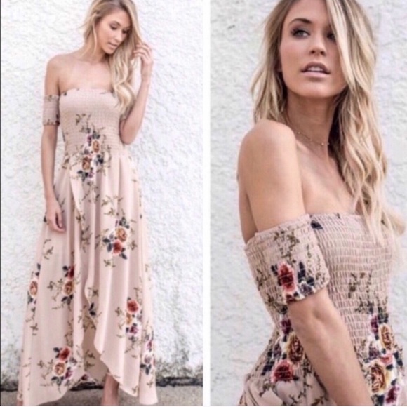 Dresses & Skirts - LAST ONE! 5⭐️ Floral Strapless Summer Maxi Dress
